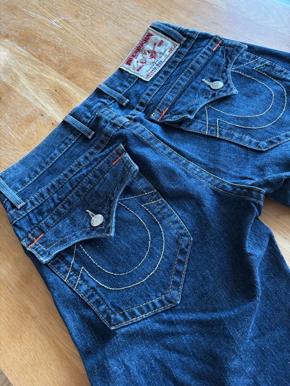 True Religion Men’s Blue Relaxed Fit Denim Jeans